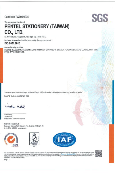 Certyfikat ISO9001:2015