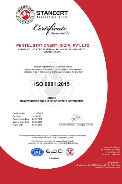 Certyfikat ISO 9001:2015